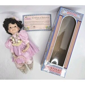 Cathay Collection Porcelain Doll "Elle" Limited Edition 165 of 5000 NEW W/BOX